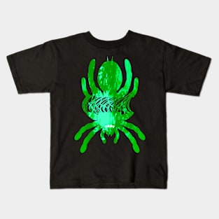 Tarantula Silhouette 55 (Tie Dye) Kids T-Shirt